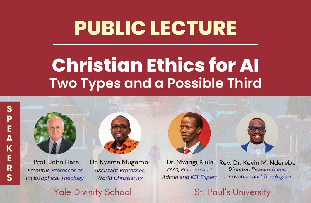 Shaping the Digital Frontier: St. Paul’s University and Yale Divinity School to Host Public Lecture on AI and Christian Ethics