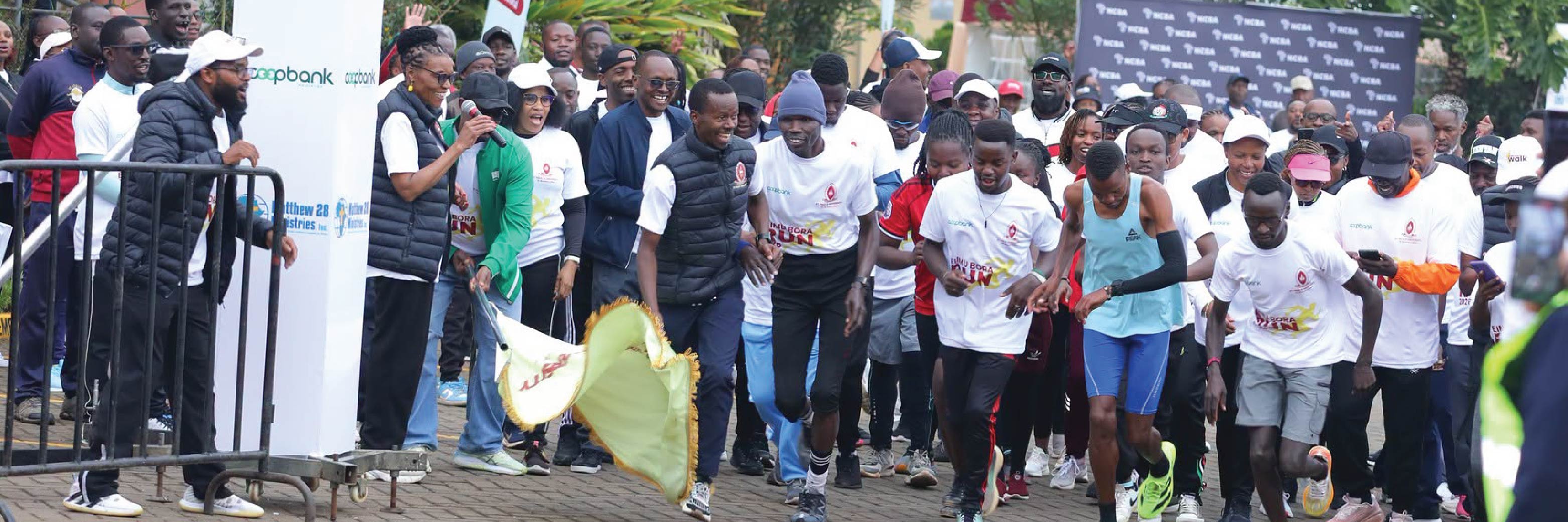 Special appreciation from the Vice Chancellor to all Elimu Bora Run 2026 Edition participants.
