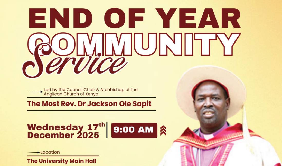 Gather with Gratitude: Invitation to the St. Paul’s University End of Year Community Service