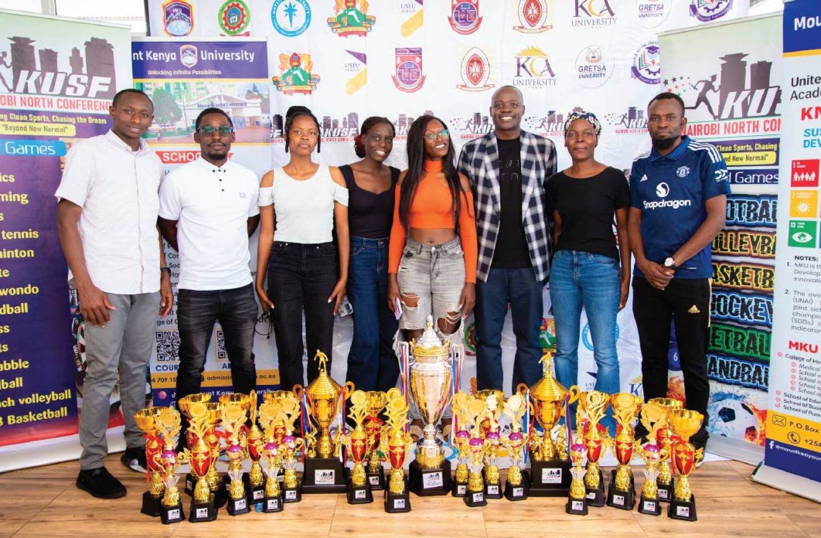 Victory in the North! SPU Shines at the KUSF Nairobi North Conference Awards