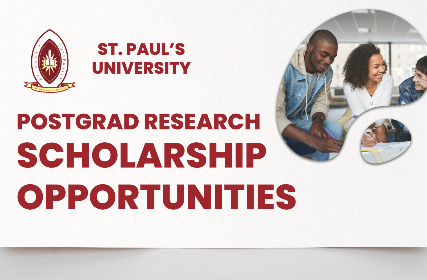 CALL FOR APPLICATIONS: POSTGRADUATE RESEARCH SCHOLARSHIPS