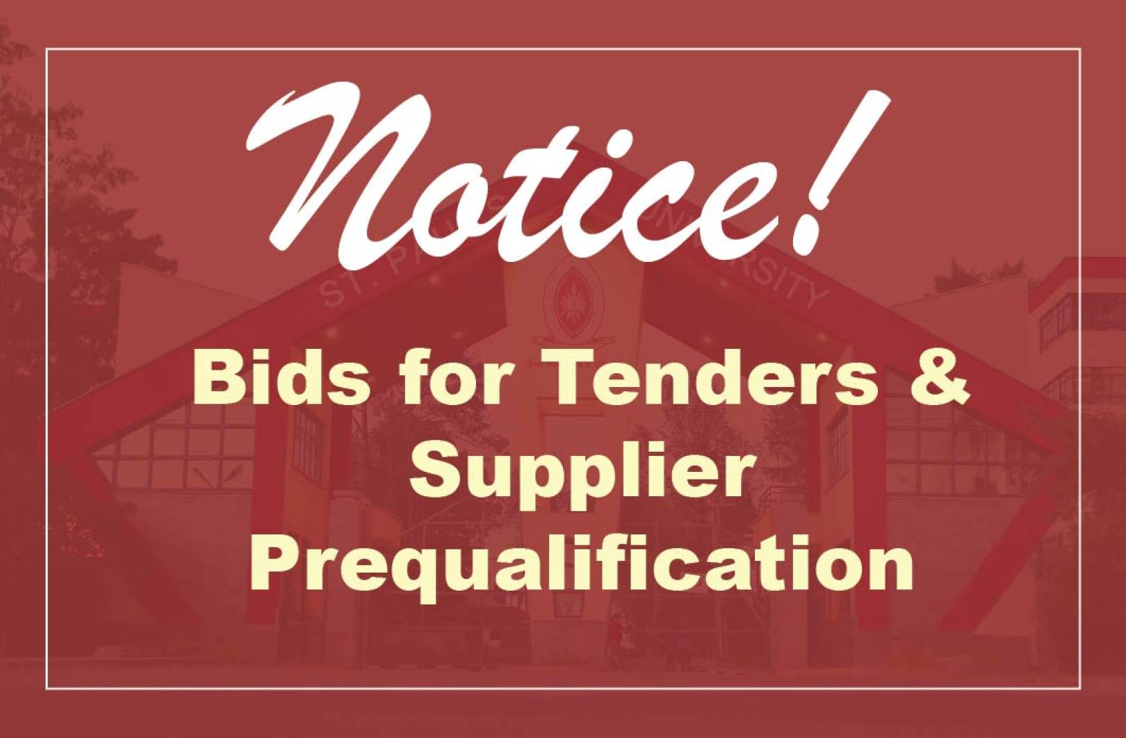 St. Paul’s University Invites Bids for Tenders and Supplier Prequalification (2026–2029)